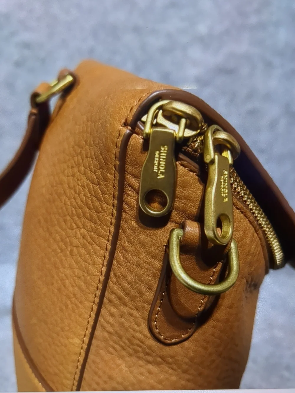 SHINOLA The Mini Pocket Leather Backpack In Brown